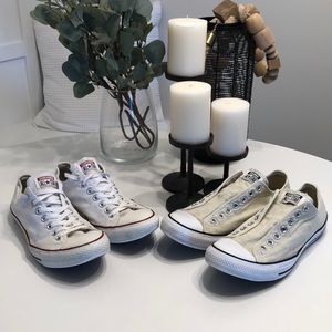 (2) Chuck Taylor Converse shoes | Size 10